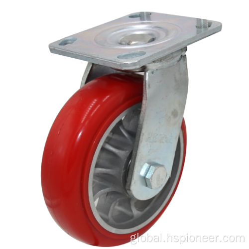 Casters with PP Core Highly Elastic Polyurethane Universal Casters Manufactory